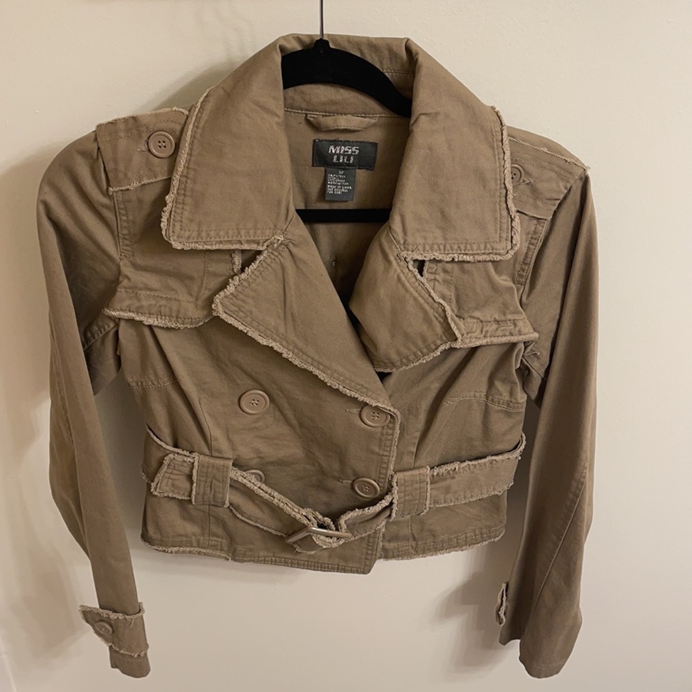 Miss LiLi Jacket Size M Color Khaki
